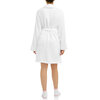 Mayfair - Soft plush spa robe and socks set, white - 4