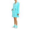 Mayfair - Soft plush spa robe and socks set, aqua - 3