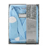 Mayfair - Soft plush spa robe and socks set, blue