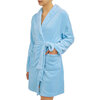 Mayfair - Soft plush spa robe and socks set, blue - 2