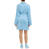 Mayfair - Soft plush spa robe and socks set, blue - 4