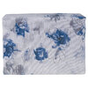 Floral watercolor printed flannel sheet set, double - 2
