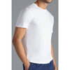 Watson's - Men's 2 pack 100% cotton crew neck t-shirts, white, medium (M) - 4