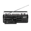 Sylvania - Bluetooth Retro cassette boombox with FM radio, red - 3