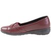 Women's crisscross strap wedge comfort shoe, brown, size 5 - 3