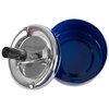 Metal pushrod ashtray, blue - 3