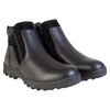 Men's high ankle boots with side zippers and crampons, black, size 9 - 2