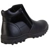 Men's high ankle boots with side zippers and crampons, black, size 9 - 4