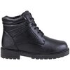 Men's high ankle lace-up boots, black, size 11
