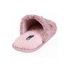 Faux fur slippers with bow detail, pink, etra large (XL) - 4