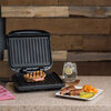 George Foreman - -4 serving grill with removable plates - 4