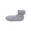 Knit slipper socks - Pink pom pom bow - 3