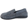 Moccasin-style house slippers - Grey plaid, size M - 3