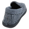 Moccasin-style house slippers - Grey plaid, size M - 4