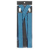 X-Back adjustable clip-on suspenders - Blue stripes - 3