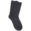 Soft cotton blend casual crew socks, 1 pair - Charcoal - 2