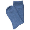 Soft cotton blend casual crew socks, 1 pair - Denim blue - 2
