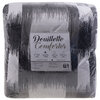 Black and white square static print comforter, double - 2