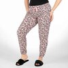 Sleep & Co. - Soft touch, jogger pyjama pants, pink leopard, 1X - Plus Size - 2