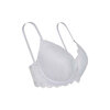 All-over lace push-up bra - White - Plus Size