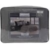 Madhvi, bed-in-a-bag 7 pcs black & grey comforter set, twin - 2