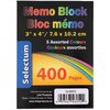 Memo block, 400 pages