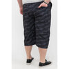 Capri shorts with zippered pockets - Heathered black - Plus Size - 2