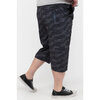Capri shorts with zippered pockets - Heathered black - Plus Size - 3