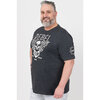 Rebel Raw, short sleeve graphic t-shirt - Charcoal - Plus Size - 3