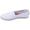 Round toe canvas slip-on esparilles - White, size 10 - 3