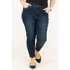 Suko Jeans - Skinny, high waist, booty shaping jeans - Dark vintage - Plus Size - 4