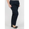 Elastic-waist pull-on pants - Navy