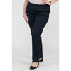 Elastic-waist pull-on pants - Navy - 3