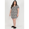 Charmour - Novelty printed short sleeve sleepshirt - Leopard in pink heels - Plus Size - 3