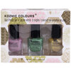 Kozmic Colours - Mini nail polish set, 3 pcs - My precious - 2