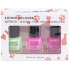 Kozmic Colours - Mini nail polish set, 3 pcs - Tasty melons - 2