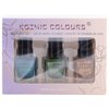 Kozmic Colours - Mini nail polish set, 3 pcs - Break of Dawn - 2