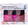 Kozmic Colours - Mini nail polish set, 3 pcs - Make them blush - 2