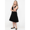 Judy Logan - Sleeveless tank swing dress - Black - Plus Size