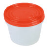 Set of 3 round food containers with air vent - Red - 3