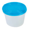 Set of 3 round food containers with air vent - Blue - 3