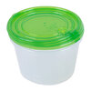 Set of 3 round food containers with air vent - Green - 3