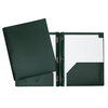 Geocan - Plastic 2-pocket duo-tang folder with fasteners - Forest green - 2