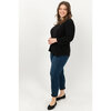 Judy Logan - Classic stretch knit t-shirt - Black - Plus Size - 3