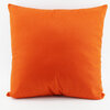 Coussin décoratif au toucher velours, 17,5"x17,5" - Orange pâle