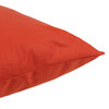 Velvet-feel decorative cushion, 17.5"x17.5" - Pale orange - 2