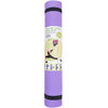 Yoga mat for exercise & fitness - Mauve - 2