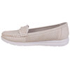 Perforated casual moccasin loafers - Beige, size 9 - 3