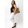 Pull-on, straight-leg ankle pants - Plus Size