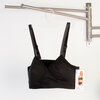 Carole Martin - Seamless wirefree padded crossover comfort bra - Black - Plus Size - 5